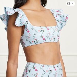 *NWOT* Hill House - The Rosie Two Piece - Ruffle Sleeve Bikini Swimsuit